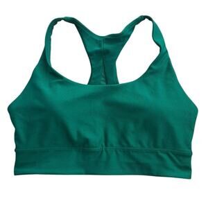 Dip Green Racer Back Sports Bra Large